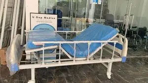 Hospital Bed Two Function Manual With Foldable Mattress