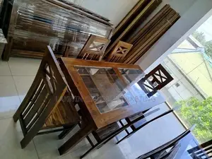 New Teak Dining Table with Chairs