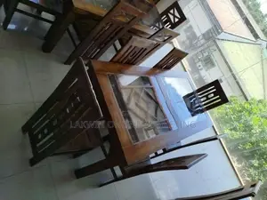 New Teak Dining Table with Chairs