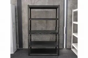 5 Tier Heavy-Duty Adjustable Rack ( Black Colour )
