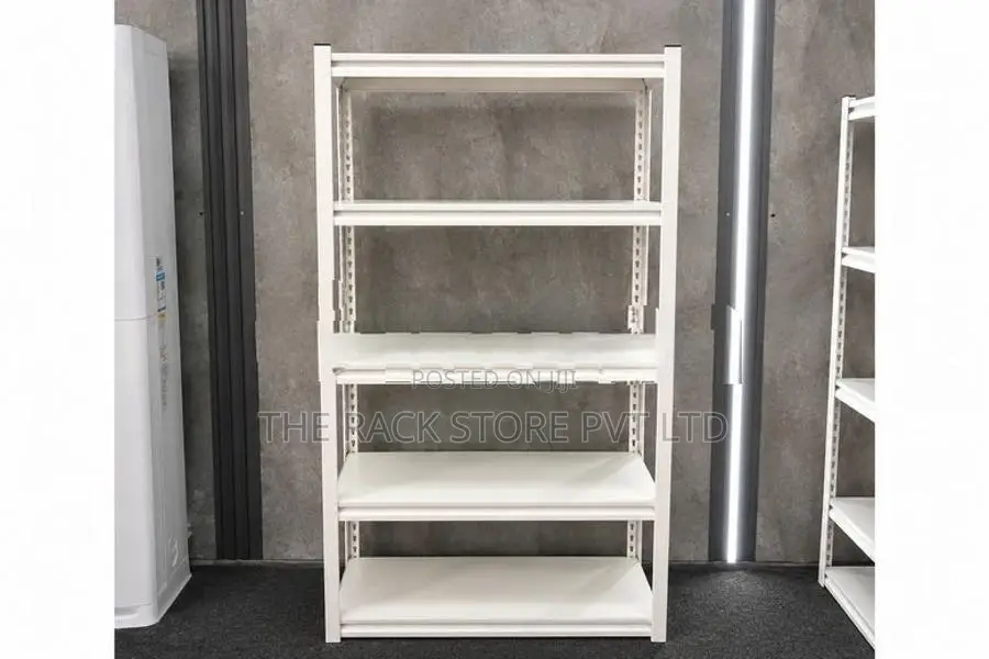 5 Tier Heavy-Duty Adjustable Storage Rack, For Home And Workspaces