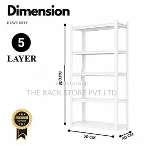 Heavy Duty Storage Rack, 5 Layer Adjustable