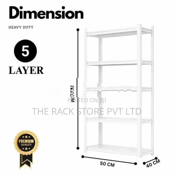 Heavy Duty Storage Rack, 5 Layer Adjustable