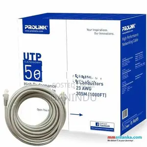 Pro Li Nk UTP CAT5e 24U Ethernet Cable for CCTV