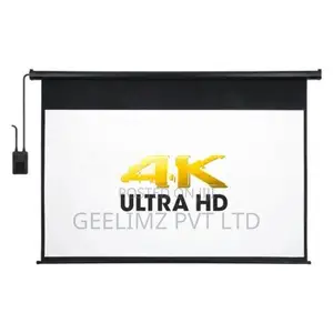 4K Full Auto Electric Soft Canvas Projector Screen