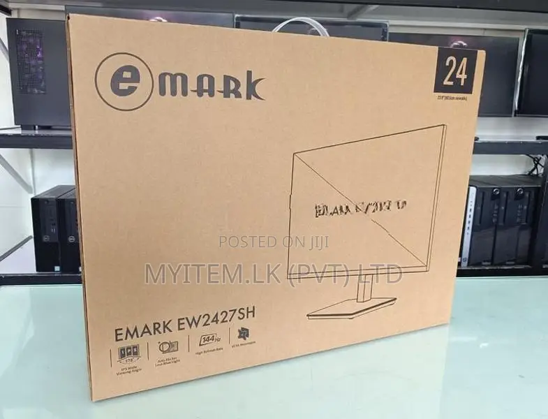 Emark 24" EW2427SH 144Hz IPS Full HD Frameless Gaming Monitor