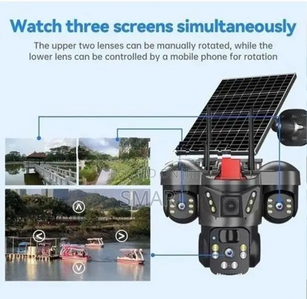 4 G Intelligent Solar Energy Cctv Camera