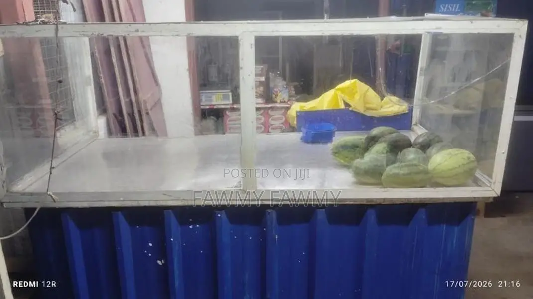 Glass Food Display Counter