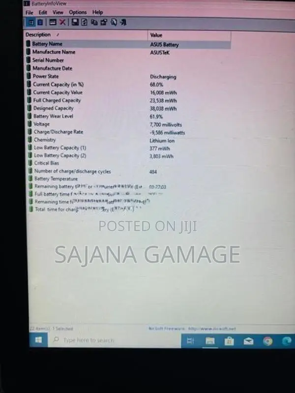 Asus Core i7 8th Gen 8GB RAM 256GB SSD