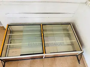 Aluminum Glass Showcase (6x3 ft) / වීදුරු ෂෝකේස් එකක්