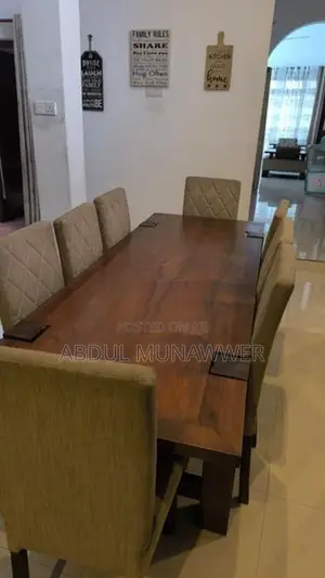Dining table with chairs