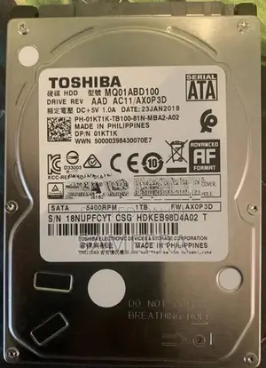 1TB Laptop Hard Drive