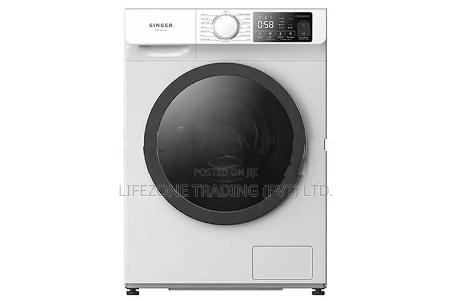 Singer Front Load 10.5kg Fully Auto Washing Machine - White (Inverter)