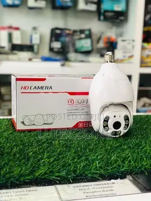 4G SIM SINGLE LENS BULB PTZ CAMERA FULL COLOR NIGHT VISION