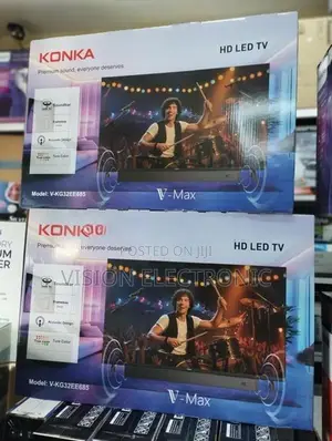 Konka V-Max 32 inch HD LED TV with built-in Soundbar