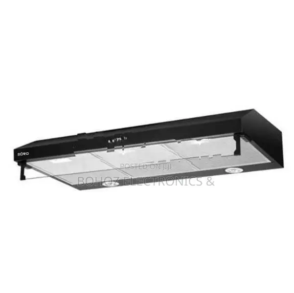 Euro Cooker Hood 60CM Cassette with Charcoal Filter - Black
