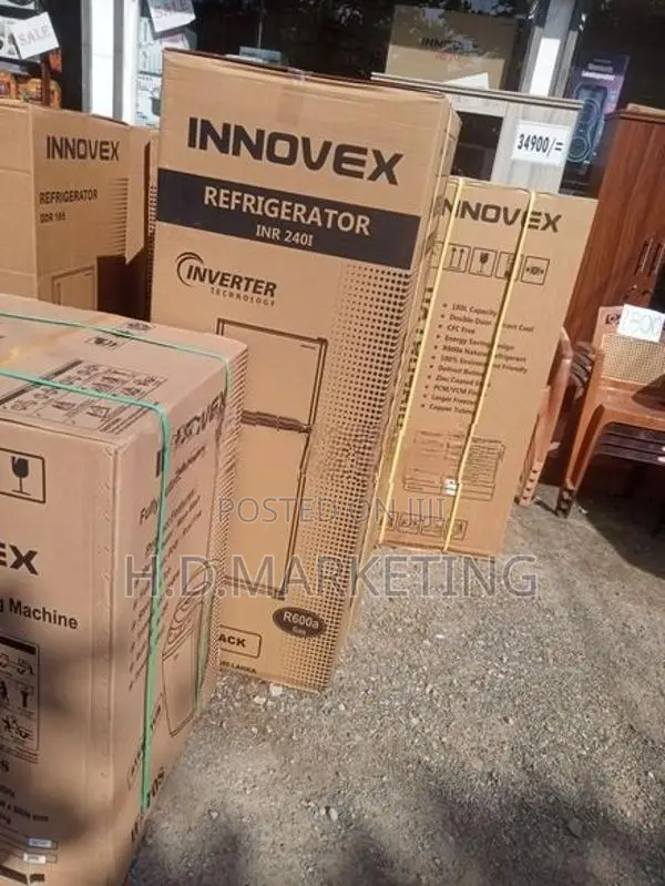 180L Innovex Double Door Fridge
