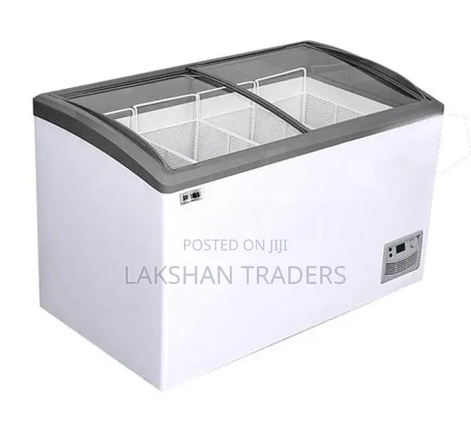 IGNIS (Whirlpool) 400L Glass Top Display Chest Freezer
