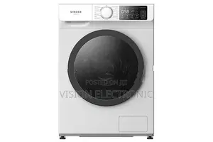 "Singer" Front Load 10.5kg Washing Machine - White (Inverter)