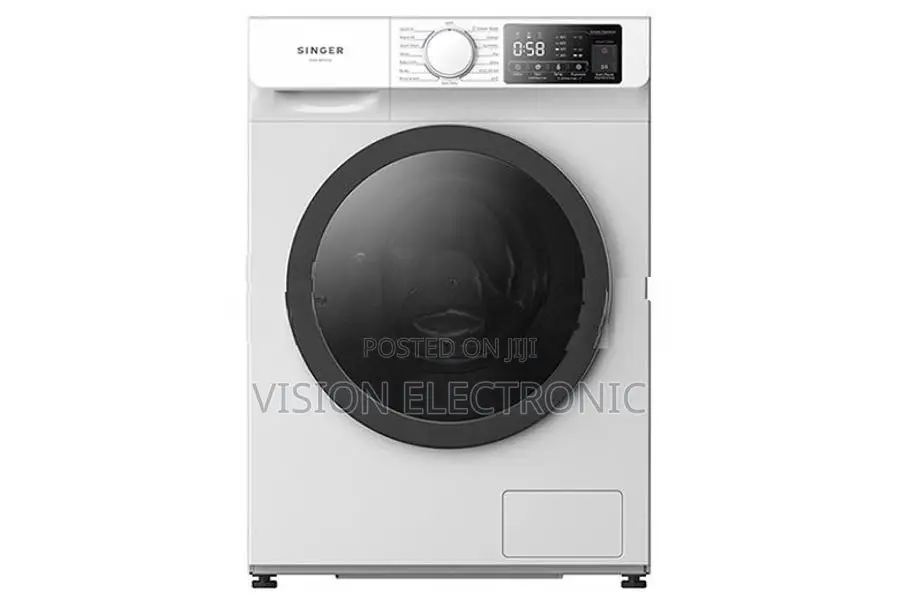 "Singer" Front Load 10.5kg Washing Machine - White (Inverter)