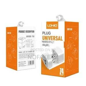 Ldnio Z4 Universal Plug Travel Adapter 6A