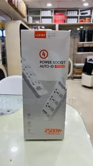 LDNIO SC4408 – 4 Way Power Socket + Usb Ports Defender Series | 2500w
