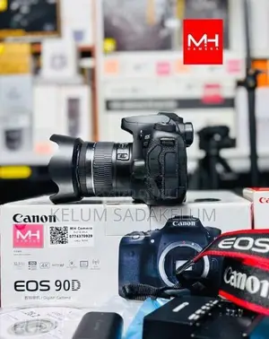 Canon EOS 90D 32.5Mp 4K DSLR Camera Full Set Box