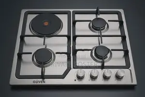 GUVEN German Technology 3Gas Burner +Electric Hot Plate Cooker Hob
