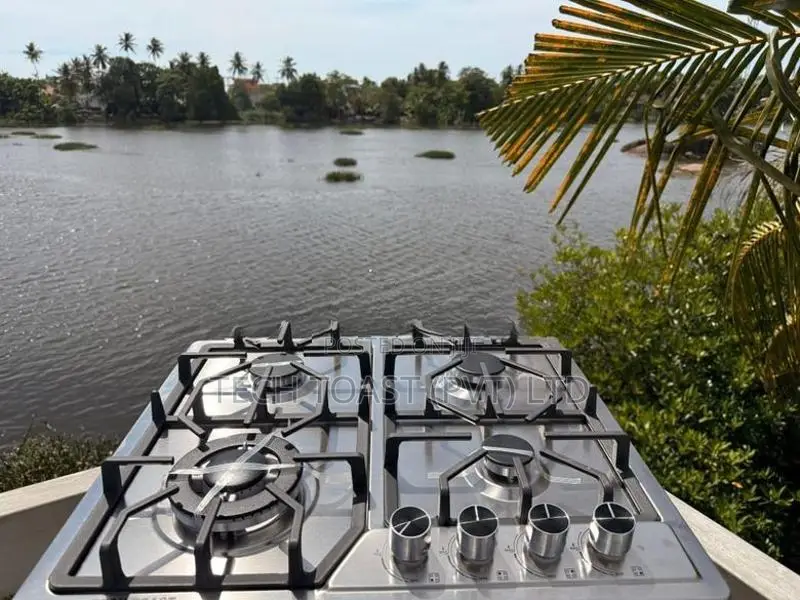 GAS COOKER 4 BURNER STAINLESS STEEL HOB NEW