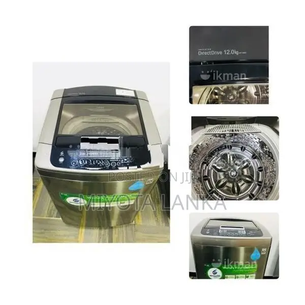 LG, 11KG,FULLY AUTOMATIC WASHING MACHINE INVERTER DIRECT DRIVE MOTOR.
