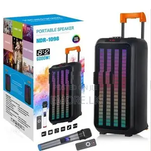 NDR-1098 Bluetooth Speaker is a portable outdoor karaoke party box