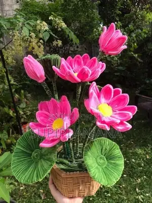 Hand Made Pipe Cleaner Flower Vase