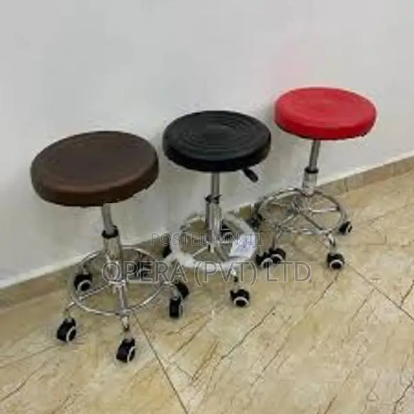 Stool chair with wheels