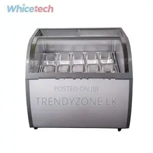 Industrial Gelato Ice Cream Display - 10 Pans