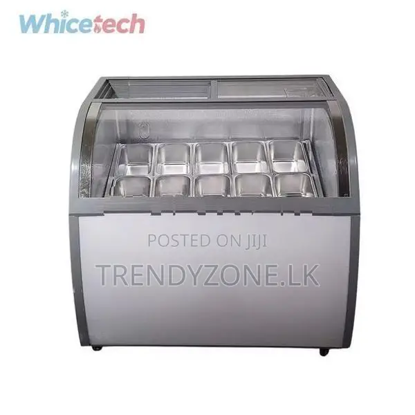Industrial Gelato Ice Cream Display - 10 Pans