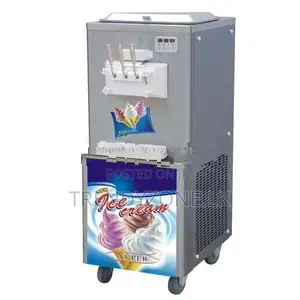 Industrial Soft Ice Cream Machine Stand Type - 3 Nozzle
