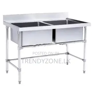 Industrial Double Bowl Sink 1100*600mm