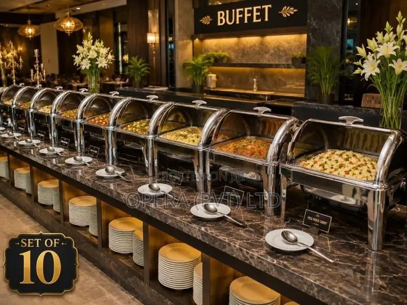 Roller top buffet set