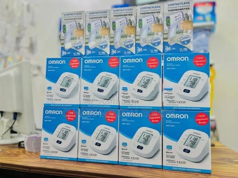 Omron Blood Pressure Monitor Free Forhead Thermometer