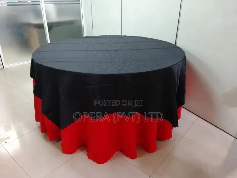 Banquet Table Cloth ⚫🟤🟡⚪🔴