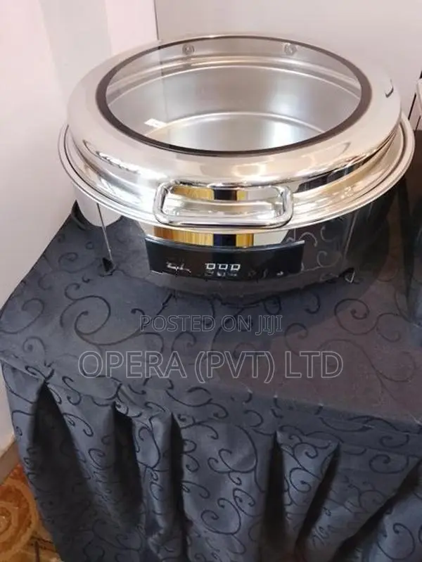 chafing dish round 👌🖤
