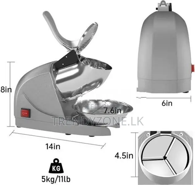 Industrial Multi-purpose Cube Ice Shaver Machines