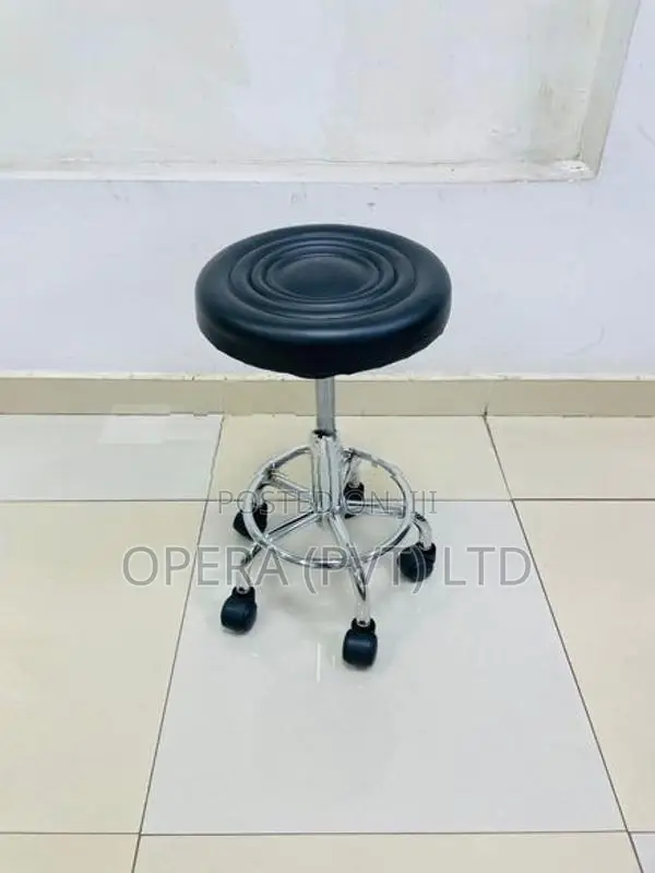 Stool chair with wheels