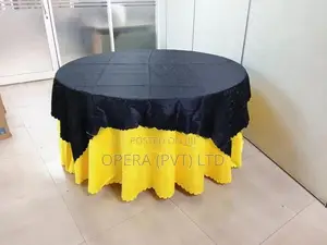 Banquet Table Cloth ⚫🟤🟡⚪🔴