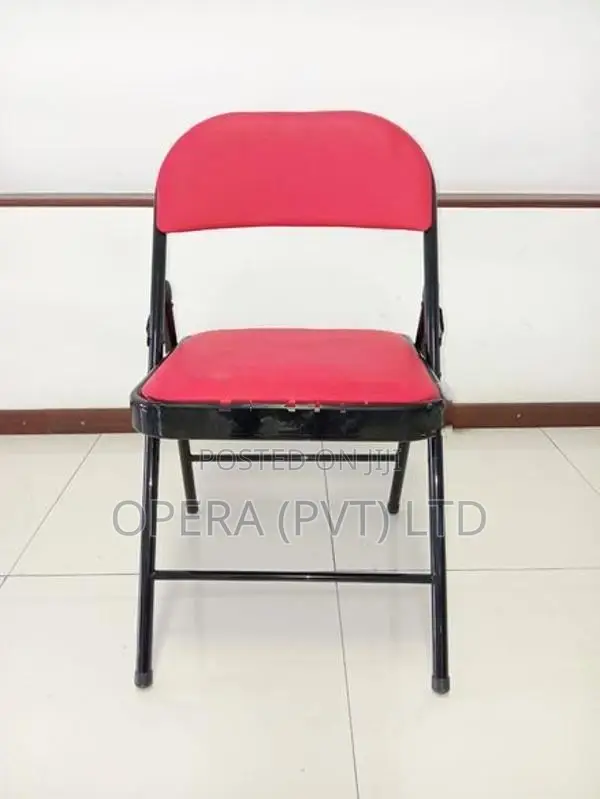 Brand New Folding Chairs-Red