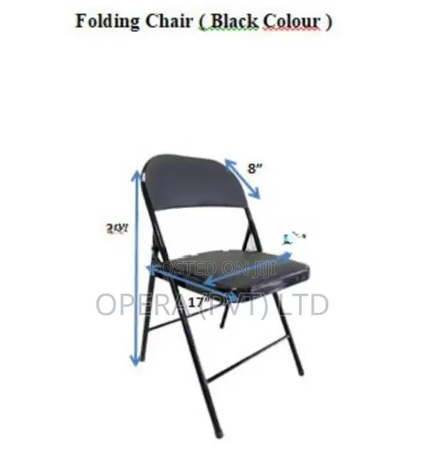 Brand New Folding Chairs-Red