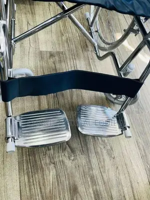 Wheel Chair Crome Plated Steel Frame Wheelchair