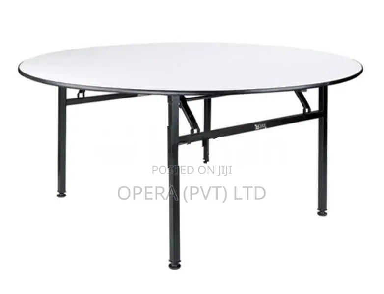 5Ft Round Folding Banquet Table