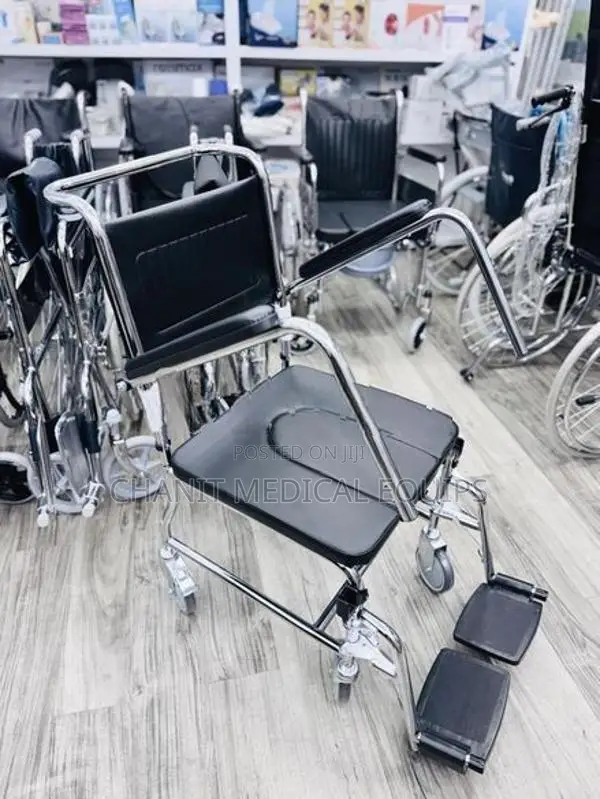 Commode Chair Arm Decline Leg Adjustable