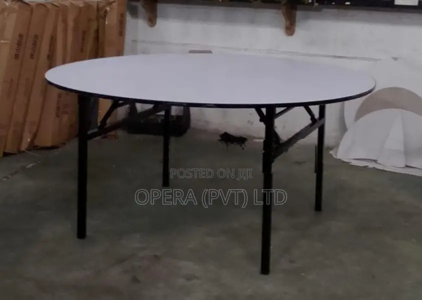 5Ft Round Folding Banquet Table